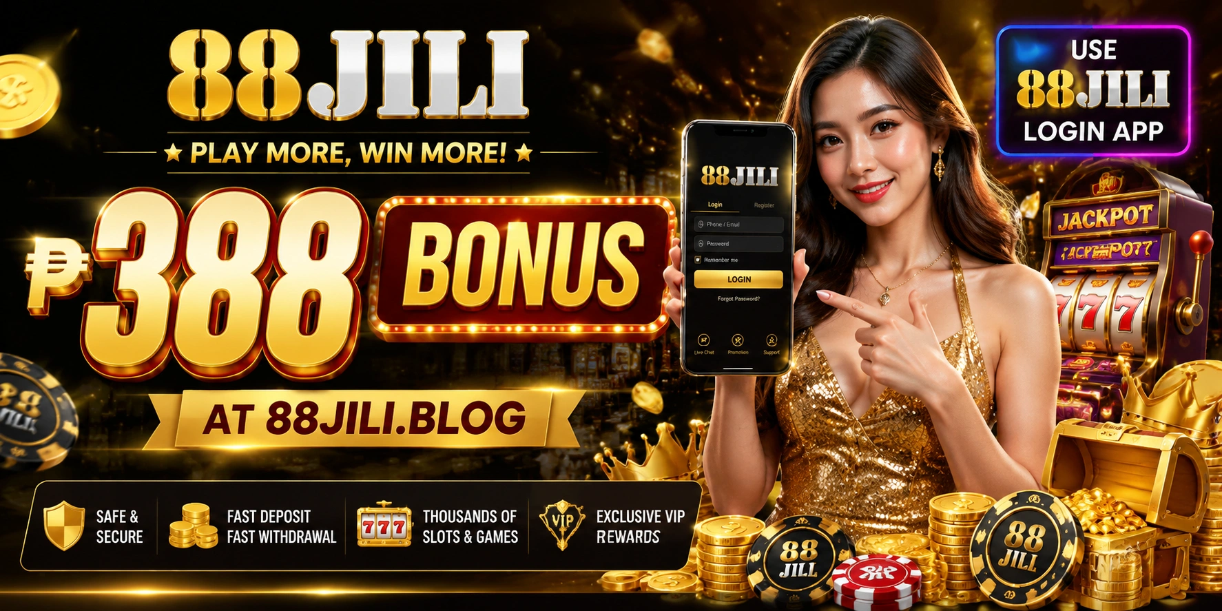 88JILI game selection visual