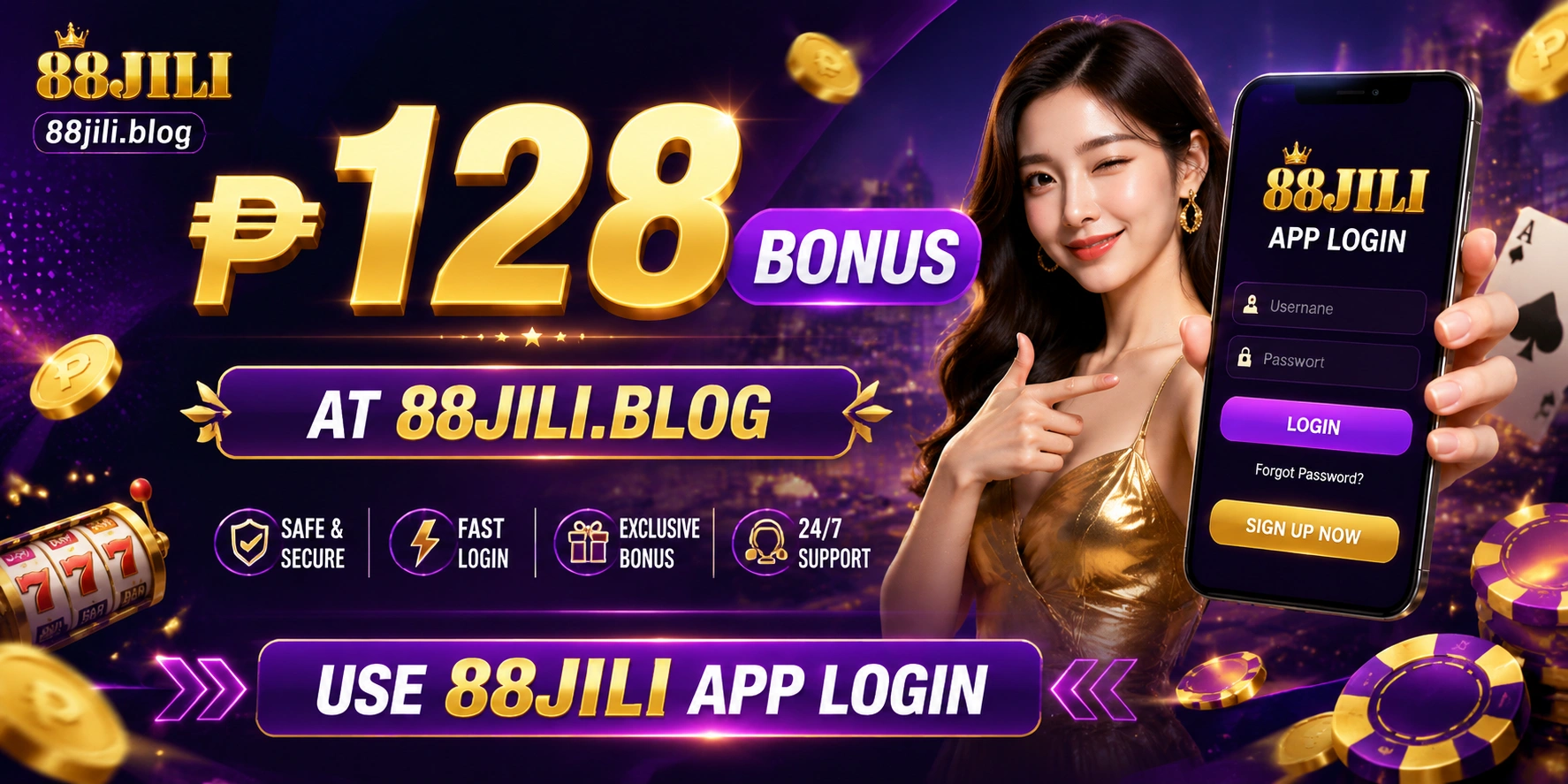 88JILI casino Philippines hero visual